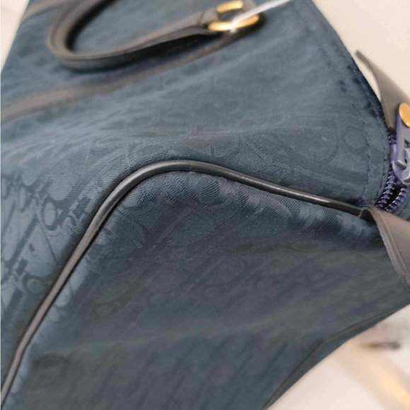 Dior Blue Oblique Monogram Boston Navy Duffle 40cm - Picture 8 of 15